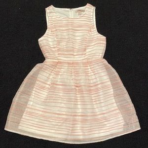 Forever 21 Blush and White Dress